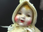 antique compo doll 1930s face